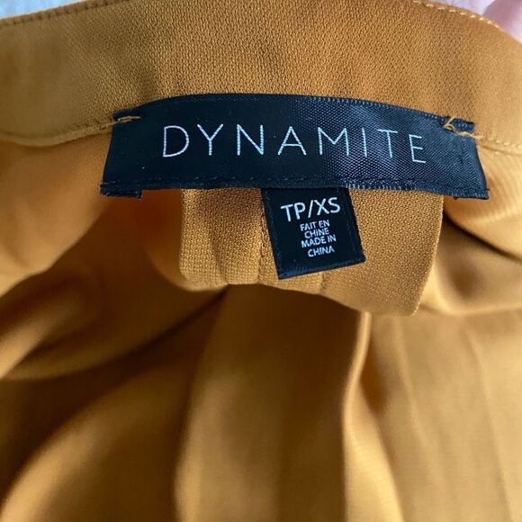 Dynamite Mustard Yellow Work Dress - Picture 6 of 6